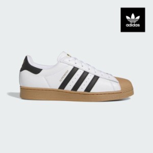 毎日発送 アディダス スーパースター メンズ スニーカー ADIDAS SKATEBOARDING SUPERSTAR ADV IE0669 レザー スケシュー 白黒ガムソール 