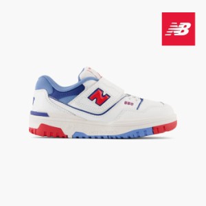 ニューバランス キッズ スニーカー 550 NEW BALANCE PHB550CH M 白 赤 青 ジュニア 靴 子供靴