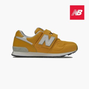 ニューバランス キッズ スニーカー NEW BALANCE PO313JF キッズシューズ 子供靴 ベルクロ ジュニアシューズ 黄色 イエロー