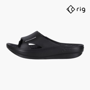 毎日発送 RIG リカバリーサンダル メンズ レディース RIG SLIDE 2.0 BLACK RG0013 リグ スライド 黒 サンダル 厚底