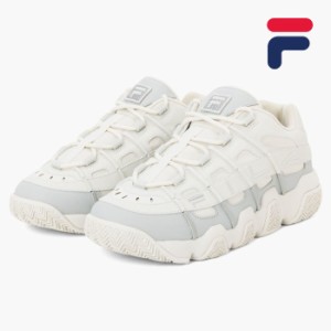 毎日発送 フィラ メンズ スニーカー FILA FILA BARRICADE XT97 USS24019 101 フィラ バリケード ベージュ ロゴ チャンキーソール 厚底