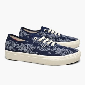 VANS SKATE AUTHENTIC VN0A5FC8FRP バンズ スケートオーセンティック ペイズリー レディース/ヴァンズ/スニーカー/スケシュ−/ネイビー/