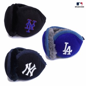 INFIELDER DESIGN×MLB 耳当て イヤーマフ イヤーマフラー ドジャース LA ヤンキース NY ニューヨークメッツ ロゴ