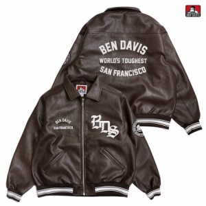 セール 30%OFF SALE BEN DAVIS ベンデイビス PUレザージャケット ジャケット フライトジャケット レザージャケット アウター