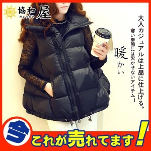 値下げ ベスト ダウンベスト ジャケット コート 中綿ベスト ブルゾン レディース おしゃれ アウター 秋 冬服 ゆったり 暖かい 防寒 大き