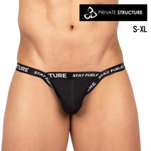 [PRIVATE STRUCTURE] プライベートストラクチャー 【ESSENCE STAY-FUELD】 男性下着 ローライズ FUNDOSHI ブリーフ QEUS4579 Black