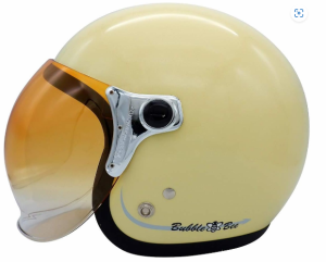 ダムトラックス　DAMMTRAX バイクヘルメット ジェット BUBBLE-BEE アイボリー
