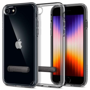 Spigen iPhoneSE 第3世代 第2世代 iPhone8 iPhone7 ケース クリア キックスタンド 054CS22212 ジェットブラック