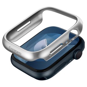 Spigen AppleWatch ケース 45mm Series9/8/7対応 簡易着脱 Spigen シン・フィット ACS04178 グラファイト