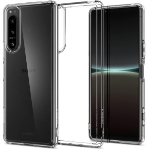 Spigen Xperia5 IV ケース ストラップホール付 TPUバンパー 黄ばみなし ワイヤレス充電対応 ACS04597 クリスタルクリア