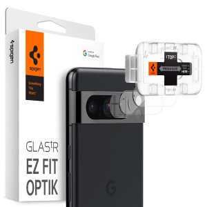Spigen Google Pixel 8Pro カメラフィルム 保護 カメラ レンズ 2枚入 Glas tR EZ Fit Optik Pro AGL07394