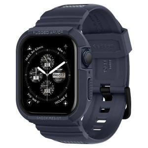 Spigen AppleWatch バンド 45mm/44mm対応 ケース一体型 Series 9/8/SE2/7/6/5/4/SE ACS00819 チャコールグレー