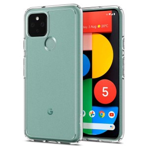 Google Pixel 5 ケース 耐衝撃 ワイヤレス充電 スマホケース Spigen ACS01897 ウルトラ・ハイブリッド / クリスタル・クリア