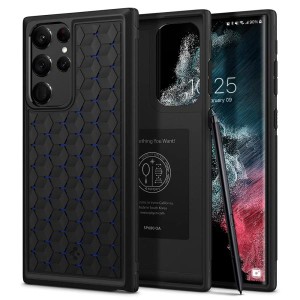 Spigen GalaxyS22Ultra ケース 放熱 冷却 耐衝撃 ワイヤレス充電対応 耐衝撃 軽量 ACS03917 マットブラック