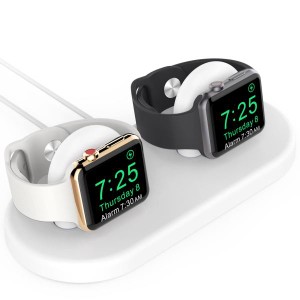 アップルウォッチ 充電スタンド ドック 2in1 Apple Watch 全シリーズ対応 ナイトスタンドモード対応 ホワイト
