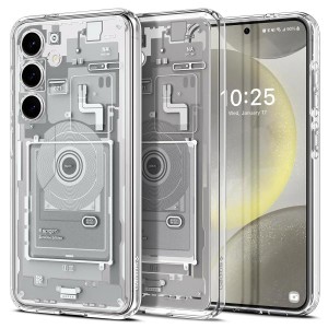 Spigen GalaxyS24 ケース クリア SC-51E TPU バンパーケース 黄ばみ無し ワイヤレス充電対応 ACS07351 ゼロ?ワン?ホワイト