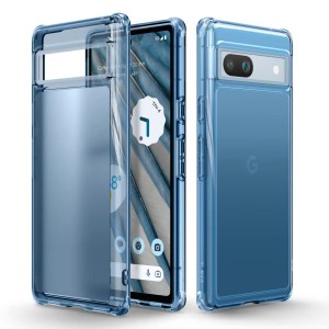 CYRILL Spigen Google Pixel 7a クリア ケース TPU 半透明 ワイヤレス充電 Qi充電 ディープシー