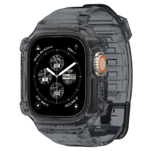 Spigen AppleWatch Ultra2/ultra バンド 49mm対応 一体型 耐衝撃 傷防止 ACS06028 スペース・クリスタル