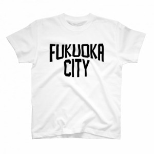 FUKUOKA CITY Tシャツ ｜  福岡 Tシャツ ご当地Tシャツ お土産 メンズ レディース キッズ 子供 半袖 カットソー ロゴ  ロゴT LOGO TEE パ