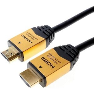 ホーリック プレミアムハイスピードHDMIケーブル 2m 18Gbps 4K/60p HDR HDMI 2.0規格 ゴールド HDM20-883GD