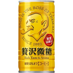 サントリー コーヒー ボス 贅沢微糖 185g×30本