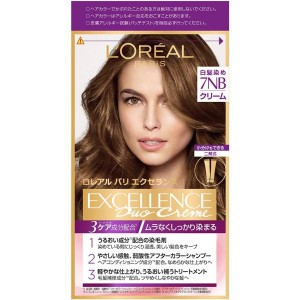 L'Oreal Paris(ロレアルパリ)エクセランス R クリームタイプ白髪染め7NB 明るい自然な栗色本体