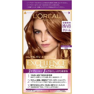 L'Oreal Paris(ロレアルパリ)エクセランス R クリームタイプ白髪染め8WB ウォ―ム系のより明るい栗色【医薬部外品】