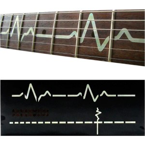 Jockomo EKG ライン/ホワイトパール ギターに貼る インレイステッカー