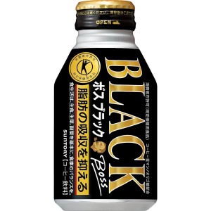 [トクホ]サントリー コーヒー ボス ブラック 280mlボトル缶×24本