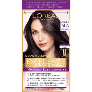 L'Oreal Paris(ロレアルパリ)エクセランス R クリームタイプ白髪染め6LA ラベンダー系のやや明るい栗色本体【医薬部外品】