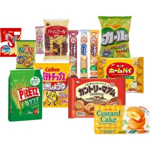 お菓子の詰め合わせ 大量お菓子セットA (カントリーマアム、ホームパイ、カール(チーズ)、プリッツ、カスタードケーキ、バームロール、ポ