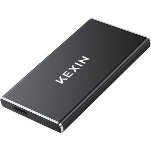 KEXIN 外付けSSD 500GB USB3.1(Gen2) 超小型 超高速 ポータブルSSD PS4(メーカー動作確認済) 転送速度(最大)550