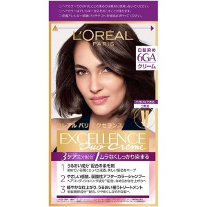 L'Oreal Paris(ロレアルパリ)エクセランス R クリームタイプ白髪染め6GA グレーがかったやや明るい栗色本体【医薬部外品】