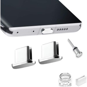 VIWIEU USB Type C キャップ コネクタ防塵保護カバー、 携帯タイプc ポート充電穴端子防塵プラグ 精密アルミ製で が 超耐久 SIMカ