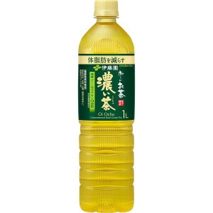 [機能性表示食品] 伊藤園 おーいお茶 濃い茶 スリムボトル 1000ml×12本 緑茶