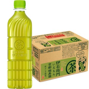 サントリー 伊右衛門 ラベルレス お茶 600ml×24本