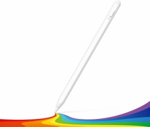 (全機種対応)タッチペン スタイラスペンPad/iOS/Androidスマートフォン タブレット対応 デジタルペン アイパッドペン(ホワイト)