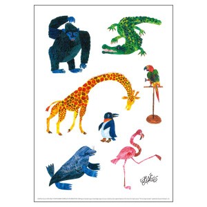 ERIC CARLE エリック・カール B4サイズ・ポスター『Animals』