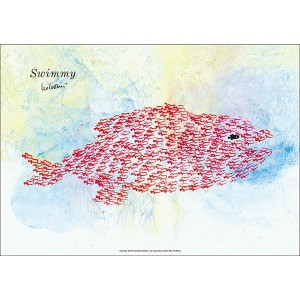 LEO LIONNI レオ・レオニ B4サイズ・ポスター『Swimmy Giant Fish』