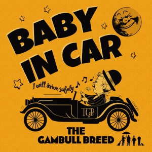 ベイビーインカー マグネット BABY IN CAR  マグネットタイプ THE GAMBULL BREED 赤ちゃん ステッカー 車用 ステッカー　■