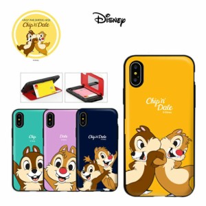 Disney iPhone14 Plus Pro MAX チップ デール iPhoneケース カード収納 iPhone13 SE3 バンパー カバー ディズニー 公式 人気 キャラクタ