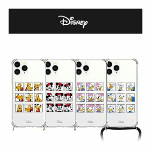 DISNEY iPhone14 Plus Pro MAX スマホケース ストラップ付 iPhone13 SE3 保護 クリアー カバー 人気 キャラクター グッズ iPhone12 iPhon