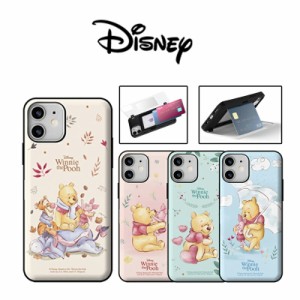 iPhone14 Plus Pro MAX スマホケース カード収納 ディズニー POOH iPhone SE3 保護 カバー 人気 ディズニー キャラクター グッズ iPhone1