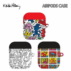 Airpods Case キースヘリング エアーポッズケース キース・ヘリング美術館 エアーポッズ1 エアーポッズ2 1世帯 ２世帯 透明 耐衝撃 スマ