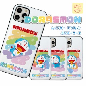 ドラえもん DORAEMON スマホ 2重構造 耐衝撃 マグネット バンパー シンプル カバー iPhone14 Pro MAX 公式 キャラ スリム 保護 人気 新作