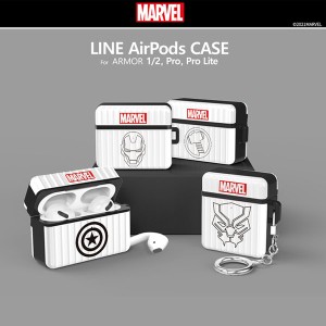 MARVEL マーベル AirPods Pro2 AirPods3 AirPods Pro AirPods 1/2 CASEキャプテンアメリカ アイアンマン  ブラックパンサー ソー AIRPODS