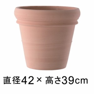 植木鉢 おしゃれ リムポット ホワイト 42cm【送料無料】【メーカー直送・同梱不可・代引不可・返品不可】【グリーンポット社】【gp-de-31