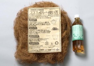 プラ鉢を隠す ココファイバー ナチュラル 100g ヤシ 繊維 マルチング モシャモシャ【cb-cocona】