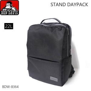 BEN DAVIS ベンデイビス リュック 22L 撥水 USBコード付 黒 レディース メンズ シンプル バッグ バックパック スタンドデイパック BDW-83