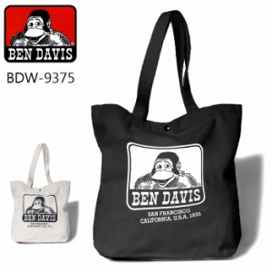 BEN DAVIS バッグ ベンデイビス ラージ トートバッグ コットン キャンバス 帆布 メンズ レディース 肩がけバッグ BDW-9375